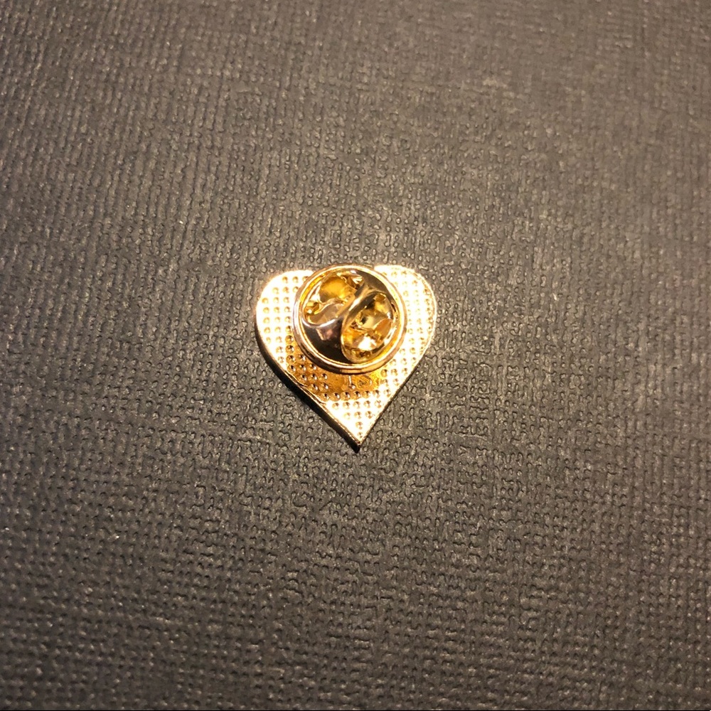 Pride Heart Enamel Pin - Picture 3 of 3